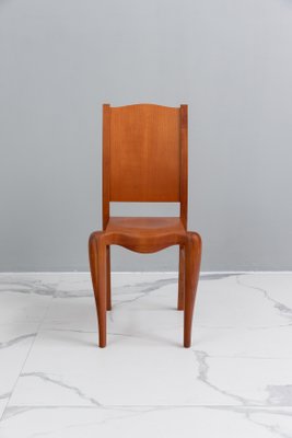 Placide of Wood Chairs by Philippe Starck for Driade, 1989, Set of 6-KQX-1722701