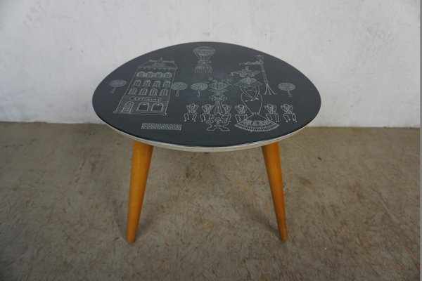 Plant Table with Decorated Top, 1950s-GPQ-1352540