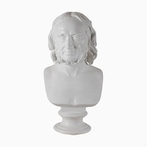 Plaster Bust from B S Ingemann, 1950s-MTD-1400072