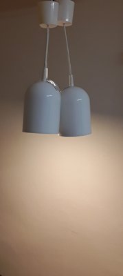 Plastic and Metal Ceiling Reflector Lamps, 1980s, Set of 3-HOI-1424856