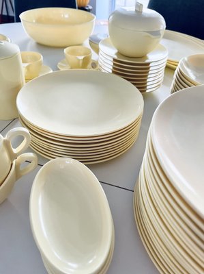 Plastic Dinner Service for 9, France, 1960s, Set of 72-HDF-1716240