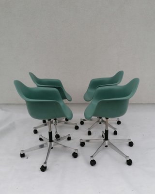 Plastic Pacc Armchairs by Charles & Ray Eames for Vitra, 2000s, Set of 4-RFT-2001448