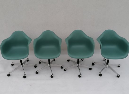 Plastic Pacc Armchairs by Charles & Ray Eames for Vitra, 2000s, Set of 4-RFT-2001448