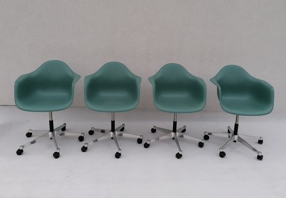 Plastic Pacc Armchairs by Charles & Ray Eames for Vitra, 2000s, Set of 4-RFT-2001448