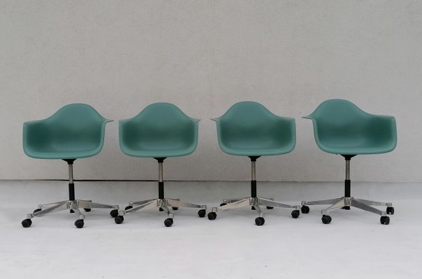 Plastic Pacc Armchairs by Charles & Ray Eames for Vitra, 2000s, Set of 4-RFT-2001448