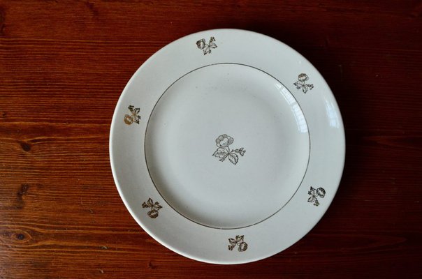 Plates from Badonviller France, 1950s, Set of 6-AIU-1283410