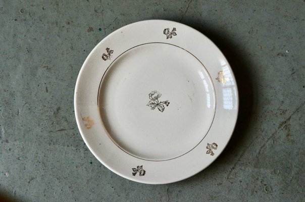 Plates from Badonviller France, 1950s, Set of 6-AIU-1283410