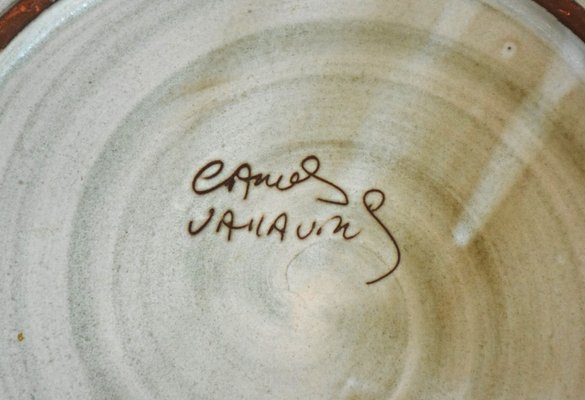 Plates in Vallauris Sandstone by Camos, 1960s, Set of 6-BTG-1703139