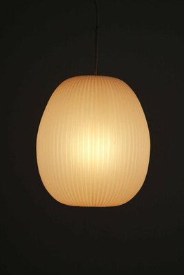 Pleated Cocoon Pendant Lamp by Aloys Gangkofner for Erco, 1960s-FJP-1720292