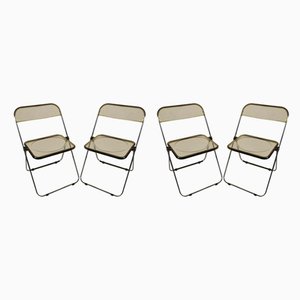 Plia Chairs by Piretti for Anonima Castelli, Set of 4-EI-1117583