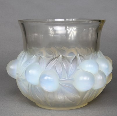 Plum Glass Vase by R.Lalique for R.Lalique, 1930s-DNG-554747