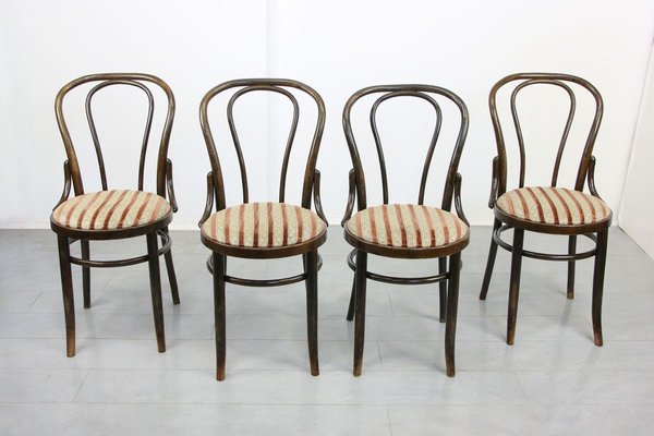 Plush Upholstered Dining Chairs by Michael Thonet, 1970s, Set of 2-HGJ-887679