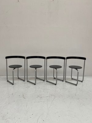 Plywood Dining Chairs by Erik Magnussen, Denmark, 1980s, Set of 4-QVY-1800235