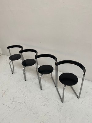 Plywood Dining Chairs by Erik Magnussen, Denmark, 1980s, Set of 4-QVY-1800235