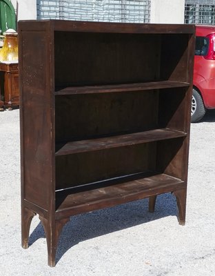 Plywood Open Etagere Bookcase, Italy, 1940s-RAQ-1300530