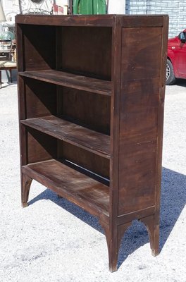 Plywood Open Etagere Bookcase, Italy, 1940s-RAQ-1300530