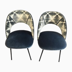 Poach Chairs in Velvet, Set of 2-TKR-1343753