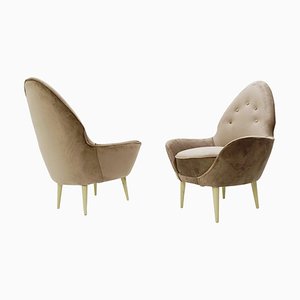 Pointed Back Italian Armchair-FGA-923867