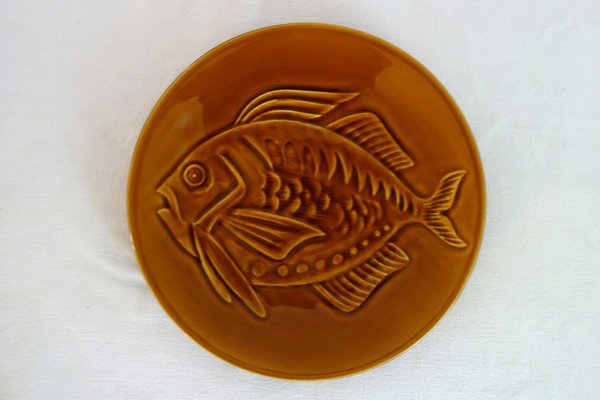 Poisson Plates by Robert Picault for Longchamp, 1970s, Set of 12-XTZ-1775449