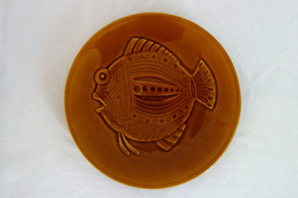 Poisson Plates by Robert Picault for Longchamp, 1970s, Set of 12-XTZ-1775449