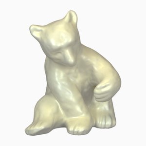 Polar Bear Figureine by Vicke Lindstrand for Upsala Ekeby, 1940s-AOU-1772687