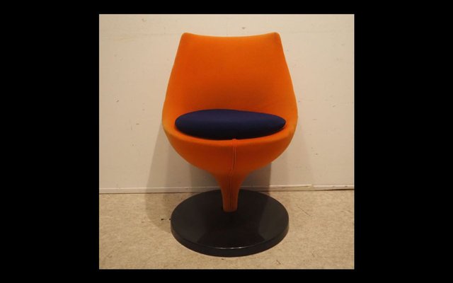 Polaris Armchair in Orange Fabric by Pierre Guariche for Meurop, 1967-QCI-1804471