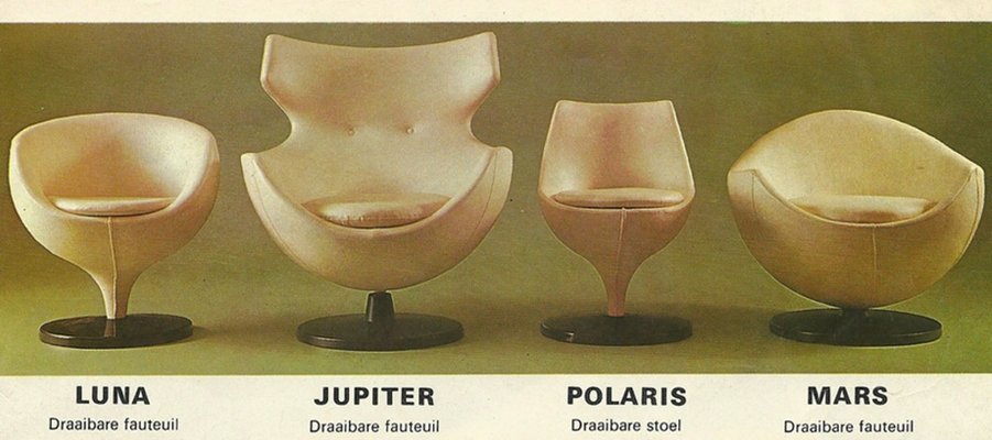 Polaris Armchair in Orange Fabric by Pierre Guariche for Meurop, 1967-QCI-1804471