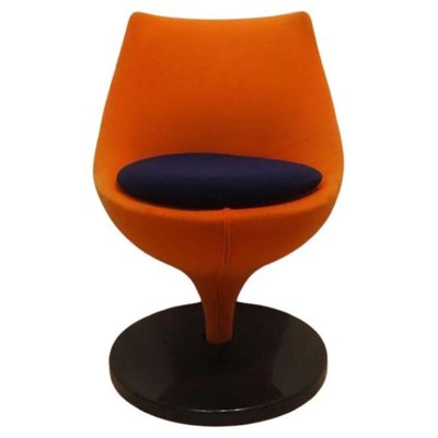 Polaris Armchair in Orange Fabric by Pierre Guariche for Meurop, 1967-QCI-1804471