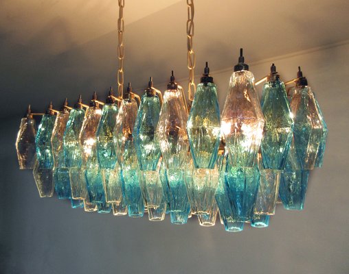 Poliedri Murano Glass Chandelier by Carlo Scarpa, 1978-FHZ-637484