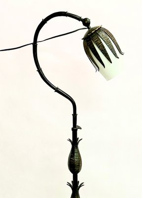 Polish Brutalist Iron Floor Lamp, 1970s-ZCY-1778072