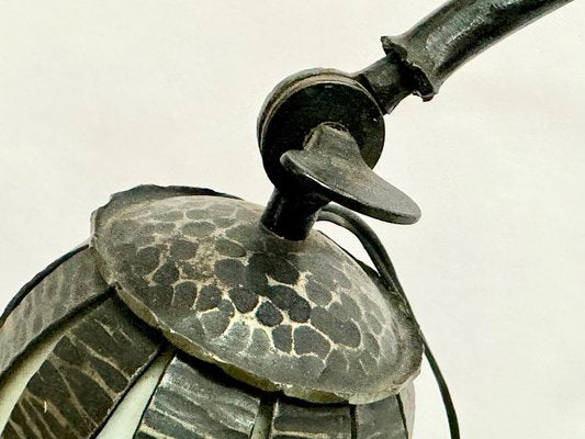 Polish Brutalist Iron Floor Lamp, 1970s-ZCY-1778072