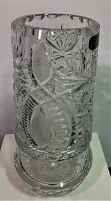 Polish Crystal Vase from Zawiercie, 1970s-IKW-846322