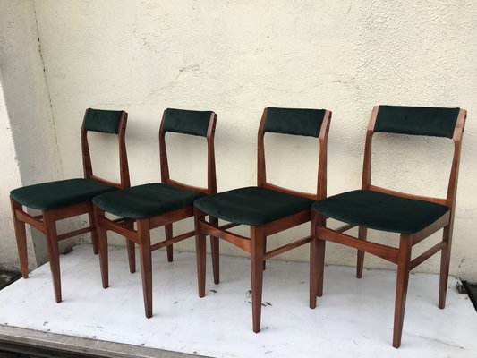 Polish Dining Chairs from Olsztyńskie Fabryki Mebli, 1960s, Set of 4-WQQ-868926