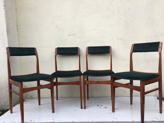 Polish Dining Chairs from Olsztyńskie Fabryki Mebli, 1960s, Set of 4-WQQ-868926