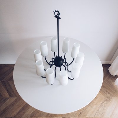 Polish Elmed Spider Chandelier, 1960s-KND-901375