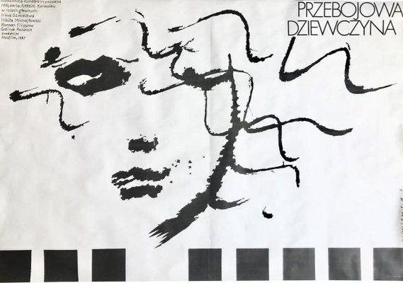 Polish Hit Girl Movie Poster by Mieczysław Wasilewski, 1987-ZCY-1376213