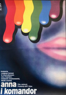 Polish Movie Poster Anna I Komandor by Romuald Socha, 1975-ZCY-1376011