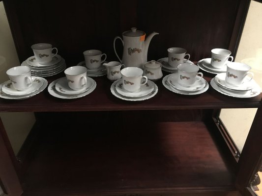 Polish Porcelain Tableware Set from Ćmielów, 1950s, Set of 30-WQQ-857453