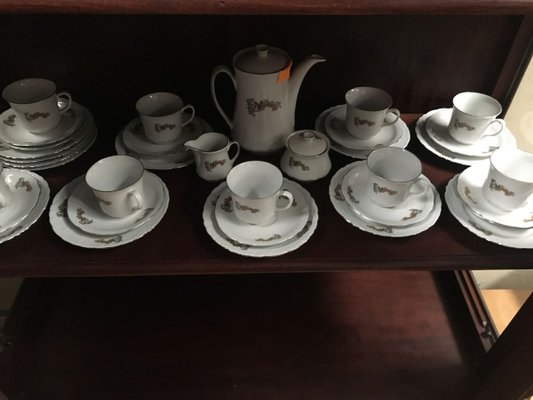 Polish Porcelain Tableware Set from Ćmielów, 1950s, Set of 30-WQQ-857453