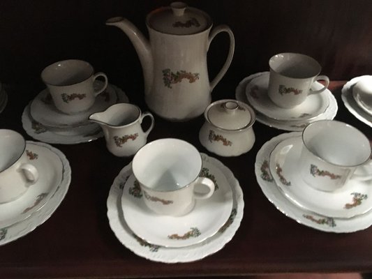 Polish Porcelain Tableware Set from Ćmielów, 1950s, Set of 30-WQQ-857453