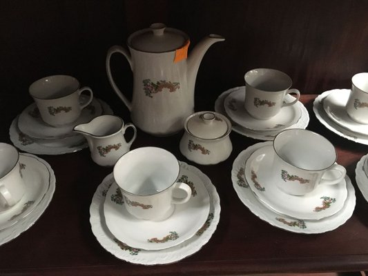 Polish Porcelain Tableware Set from Ćmielów, 1950s, Set of 30-WQQ-857453