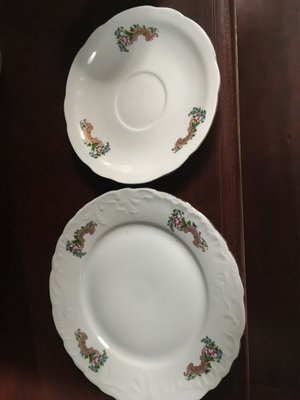 Polish Porcelain Tableware Set from Ćmielów, 1950s, Set of 30-WQQ-857453