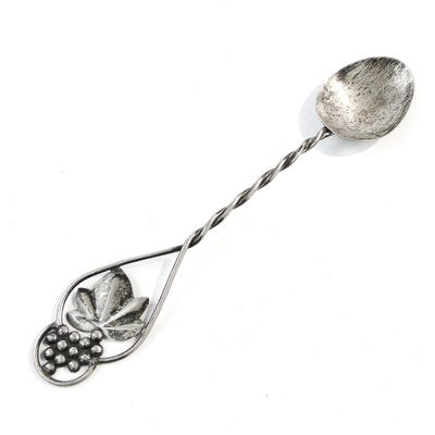 Polish Postmodern Silver Salt Spoon, 1970s-BKO-1800614