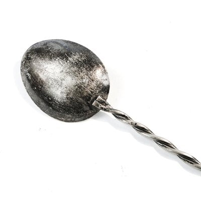 Polish Postmodern Silver Salt Spoon, 1970s-BKO-1800614