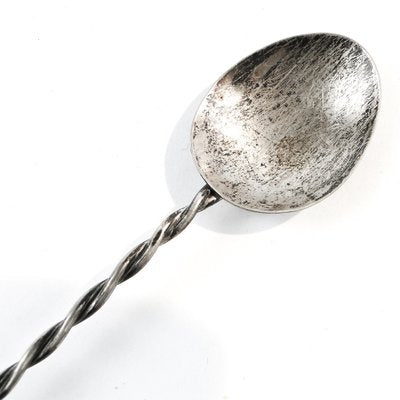 Polish Postmodern Silver Salt Spoon, 1970s-BKO-1800614