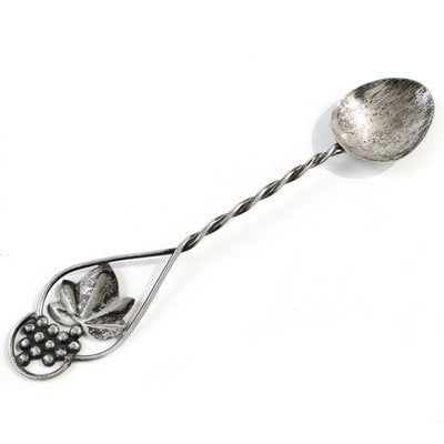 Polish Postmodern Silver Salt Spoon, 1970s-BKO-1800614