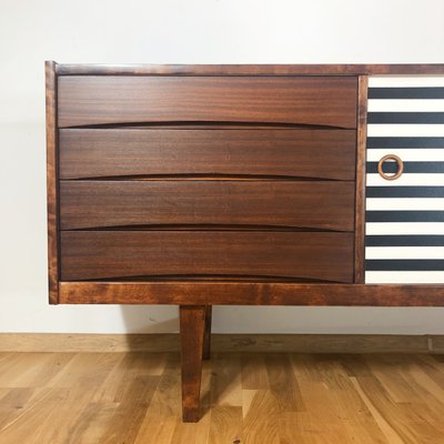 Polish Sideboard with Manual Op Art Motif, 1968-YQY-2026003