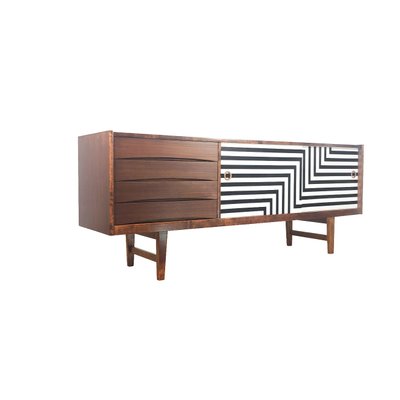 Polish Sideboard with Manual Op Art Motif, 1968-YQY-2026003