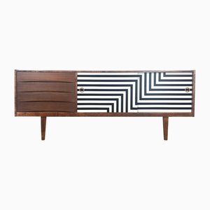 Polish Sideboard with Manual Op Art Motif, 1968-YQY-2026003