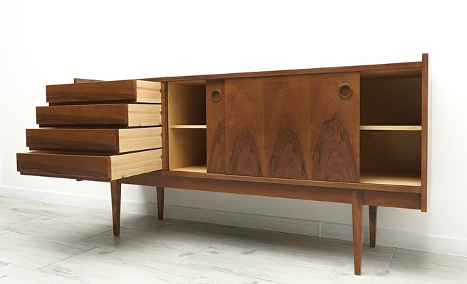 Polish Trzcianecka Chest of Drawers, 1960s-ZFH-2041451